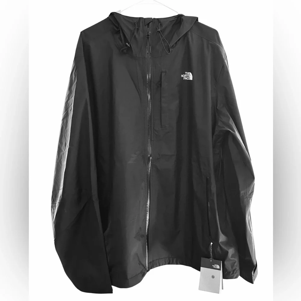 The North Face Alta Vista Rain Jacket Men’s XXL NWT Black Waterproof Breathable
